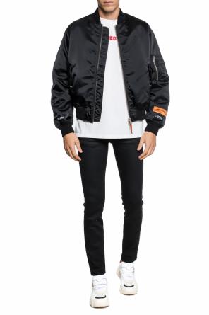 T-shirt with an embroidered inscription, zdjęcie 2 T-shirt with an embroidered inscription od Marcelo Burlon